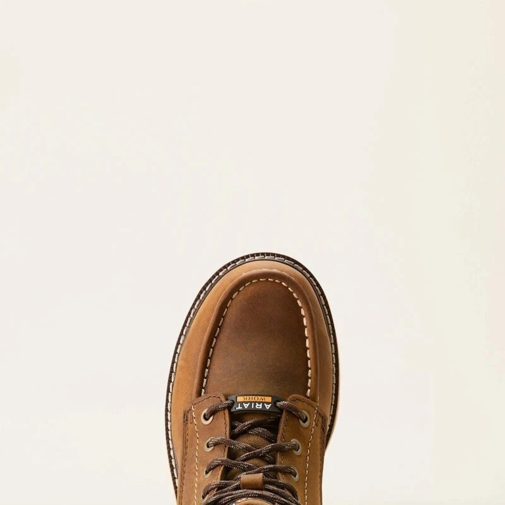 Mens Size 9W - Ariat Rebar Lift 6" Waterproof Composite Toe Brown Work Boot NEW - Picture 3 of 6